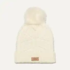 UGG® Cable Beanie With Pom for Women | UGG®