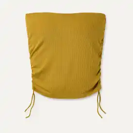 [美品]Gajess bandeau rib tops camel Gajess bandeau rib tops - メルカリ
