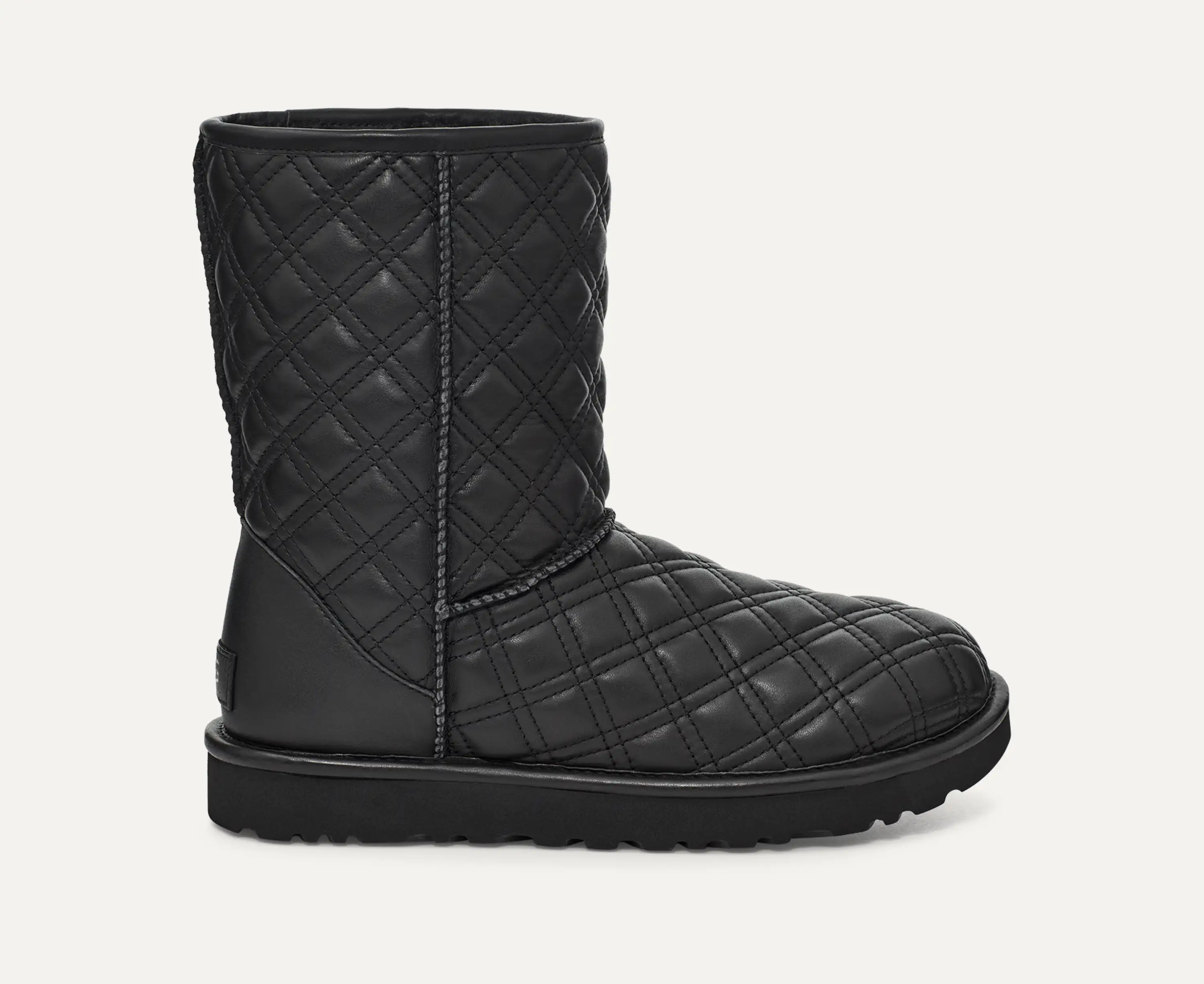 Leather Short Ugg Black Boots UGG® Official Women's Classic Short