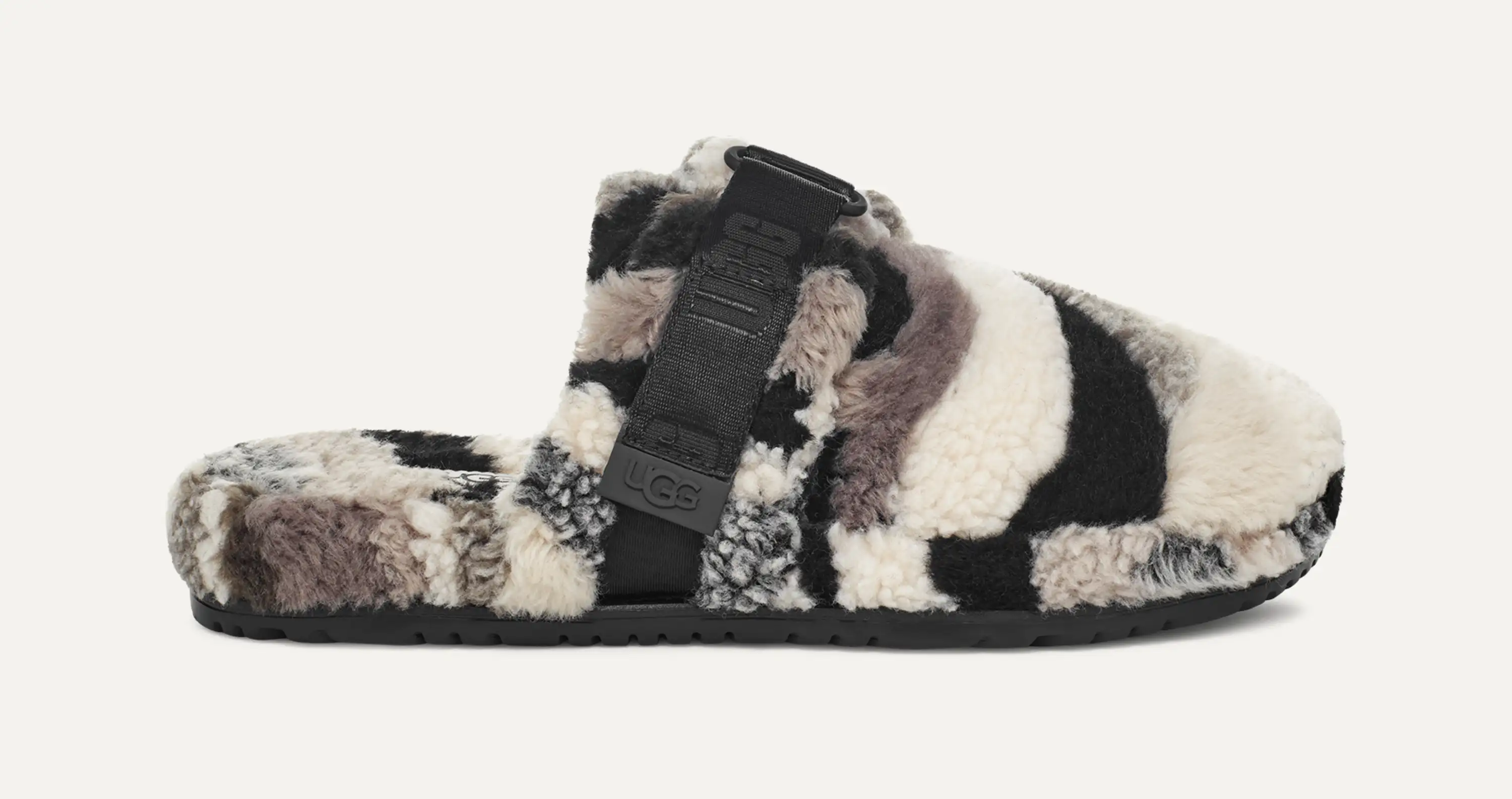 UGG FLUFFITA CALI COLAAGE サンダル Fluff It Cali Collage Slipper | UGG® Official