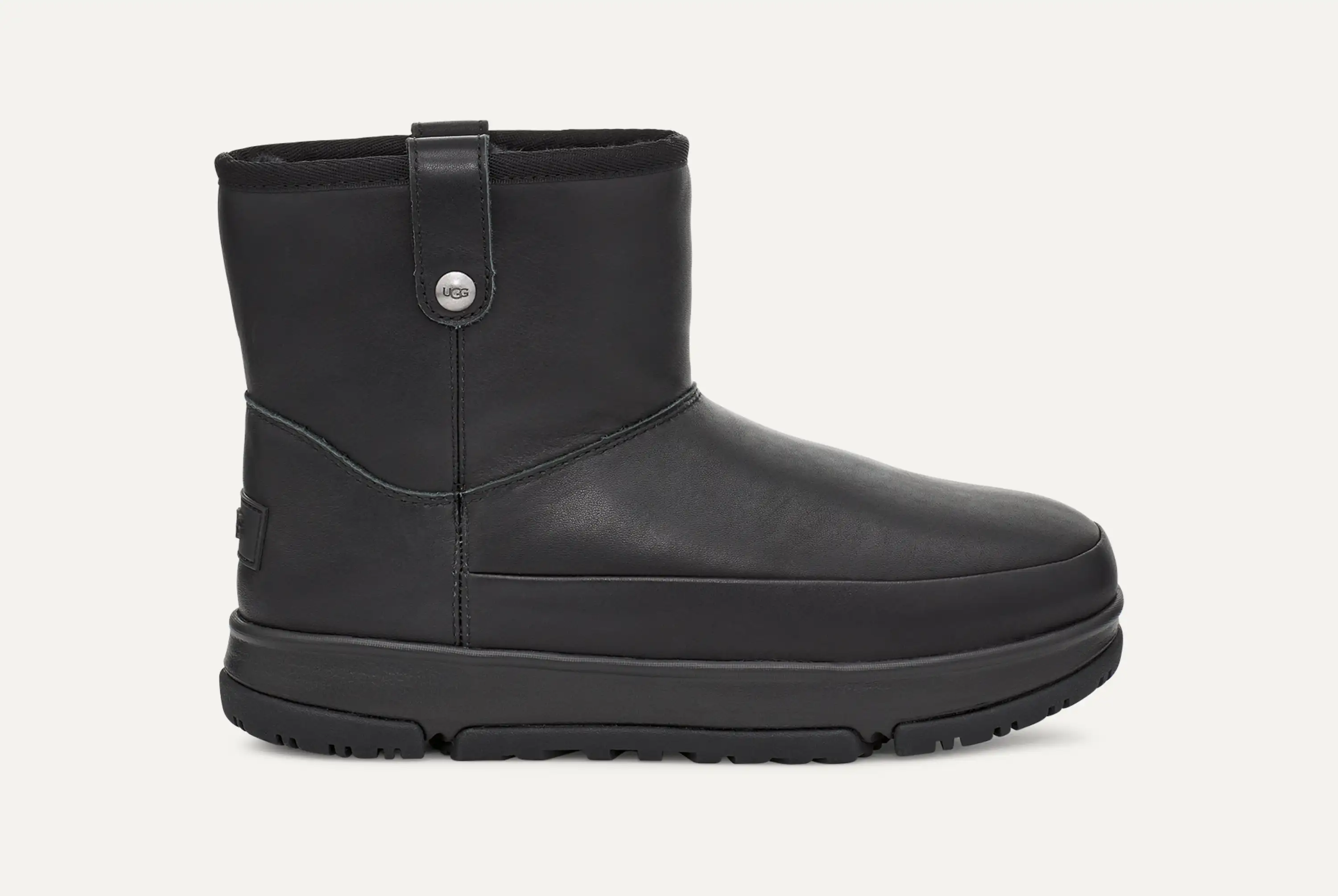 Ugg Botas De Lluvia Mujer Negras UGG® Classic Weather Mini Botas