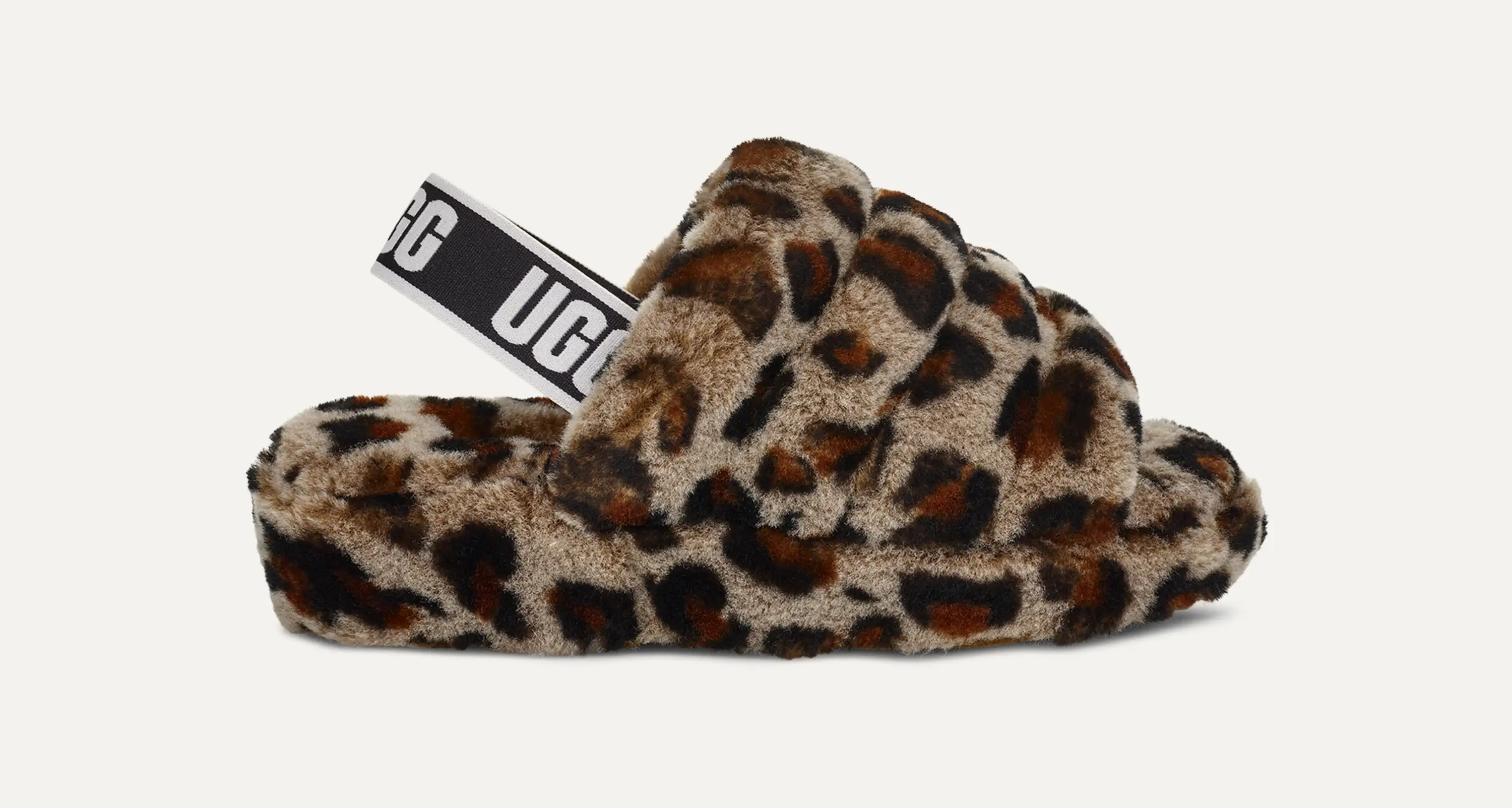 UGG フラッフイヤー レオパード Women's Fluff Yeah Leopard Slipper UGG フラッフイヤー レオパード Women's Fluff Yeah Leopard Slipper