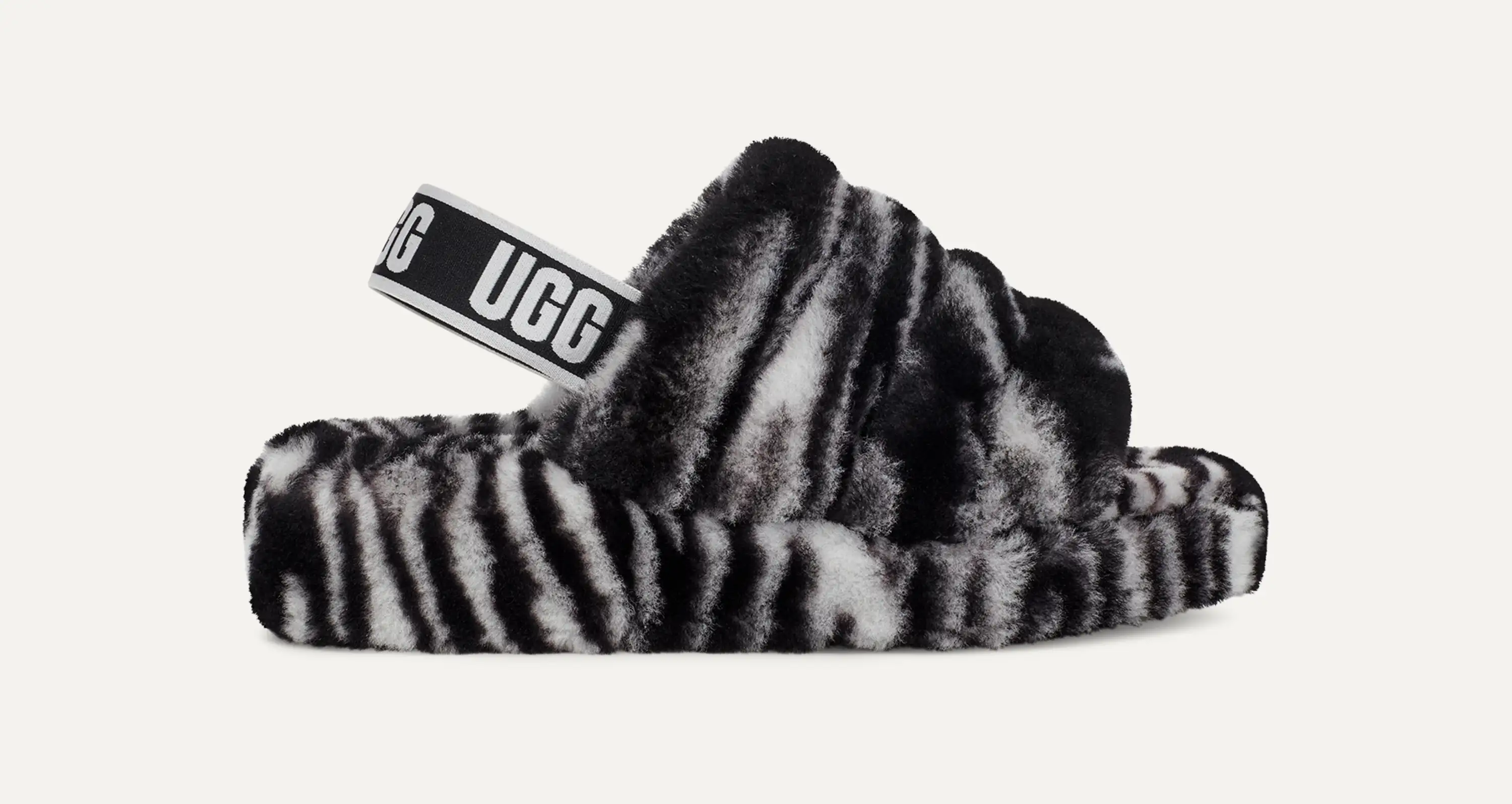 Fluff Yeah Slide Zebra Sandal | UGG®