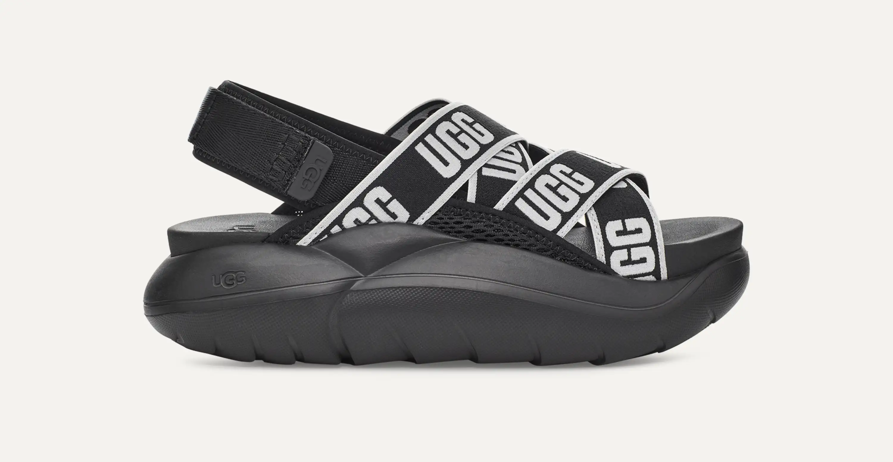【関税&送料込】UGG Sandals Black Womens UGG® Goldenstar Glide Sandal - Black | Journeys
