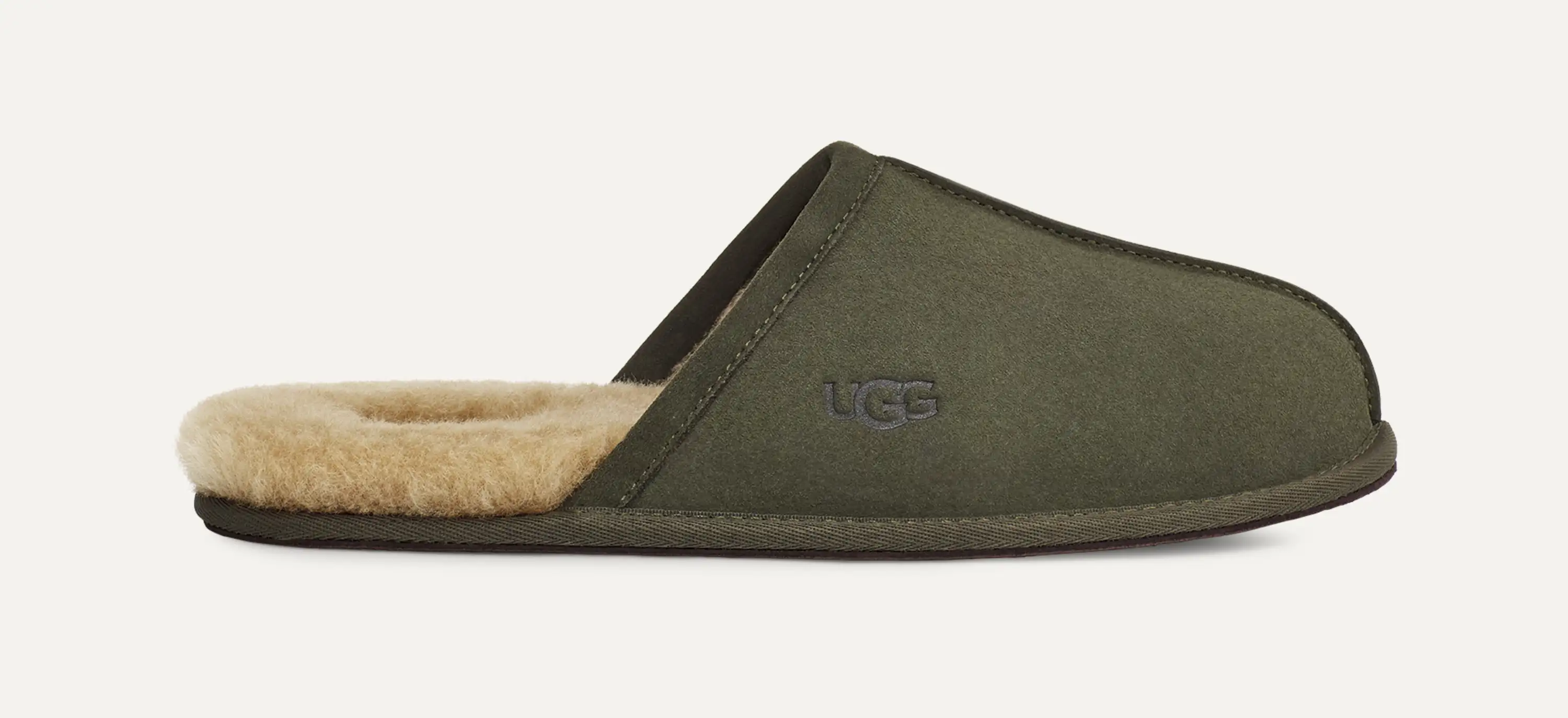NWOT UGG Men\'s Scuff Logo II Slipper Black/Green US Size 10 Scuff Logo II Slipper | UGG® main image 2