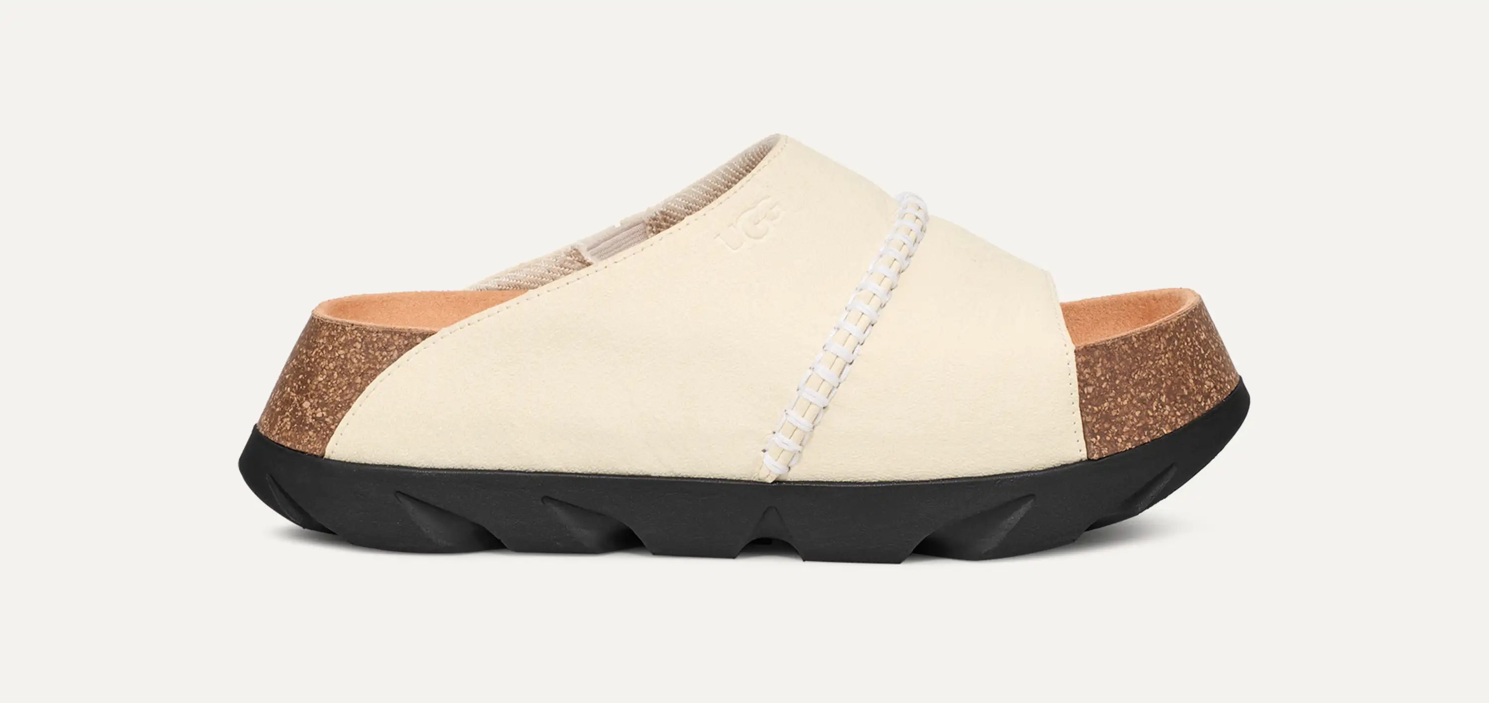 日本未発【UGG】Sunskip Slide クールな装い スライド サンダル UGG SUNSKIP SLIDE♡アグ サンスキップ 厚底サンダル (UGG