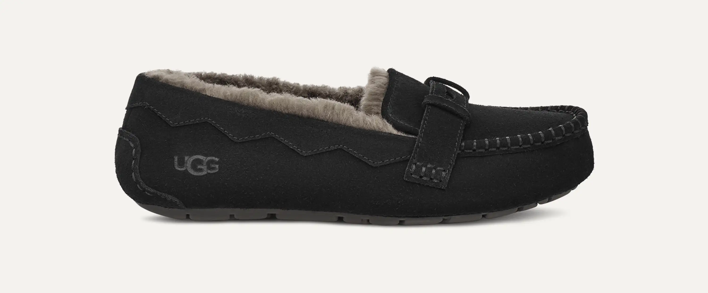 【UGG】W Willow Moc 黒 9 (USA) 26 UGG® Willow Moc Toe Loafer (Women) | Nordstromrack