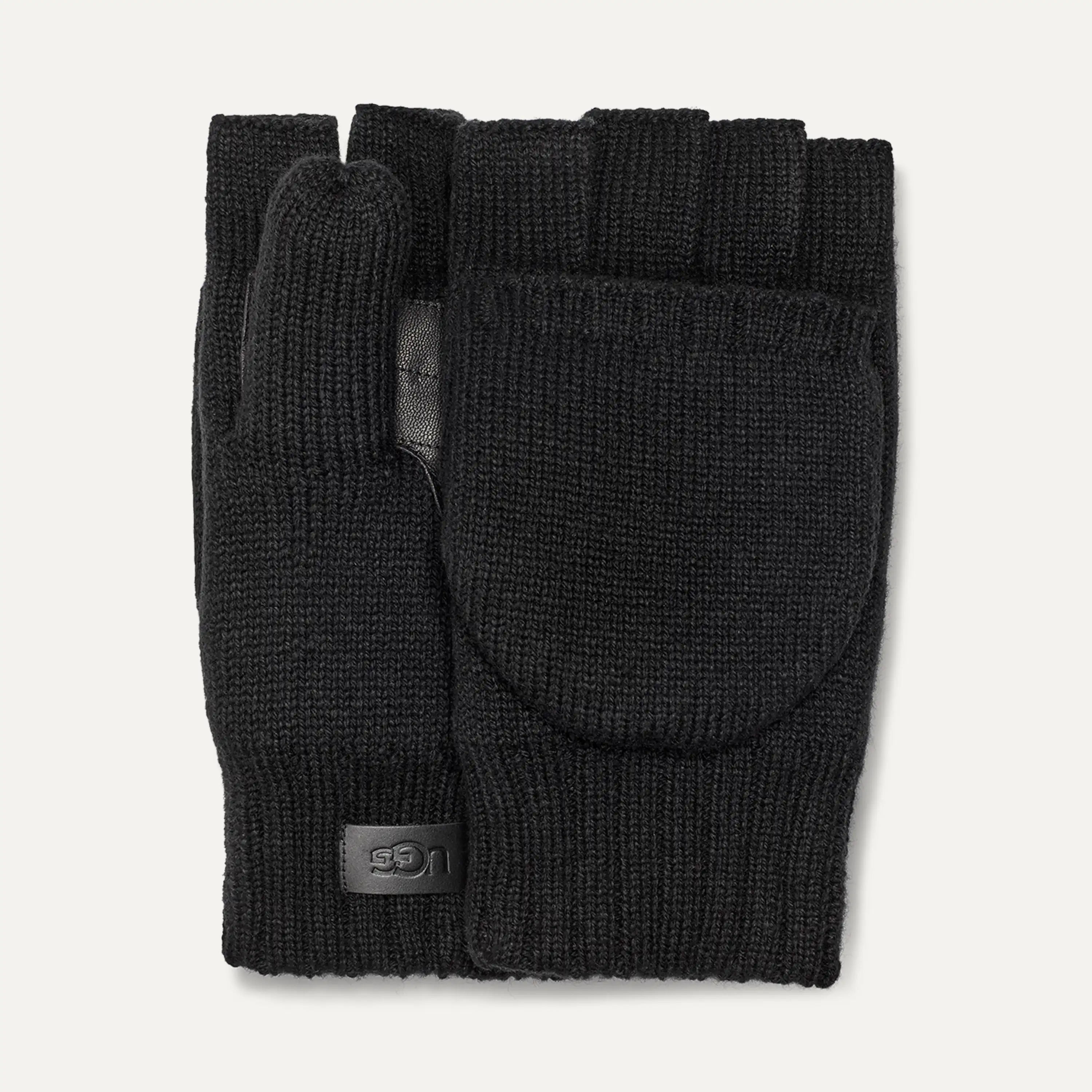 UGG LOGO MITTEN ブラック S/M UGG® Knit Flip Mitten for Men | UGG®