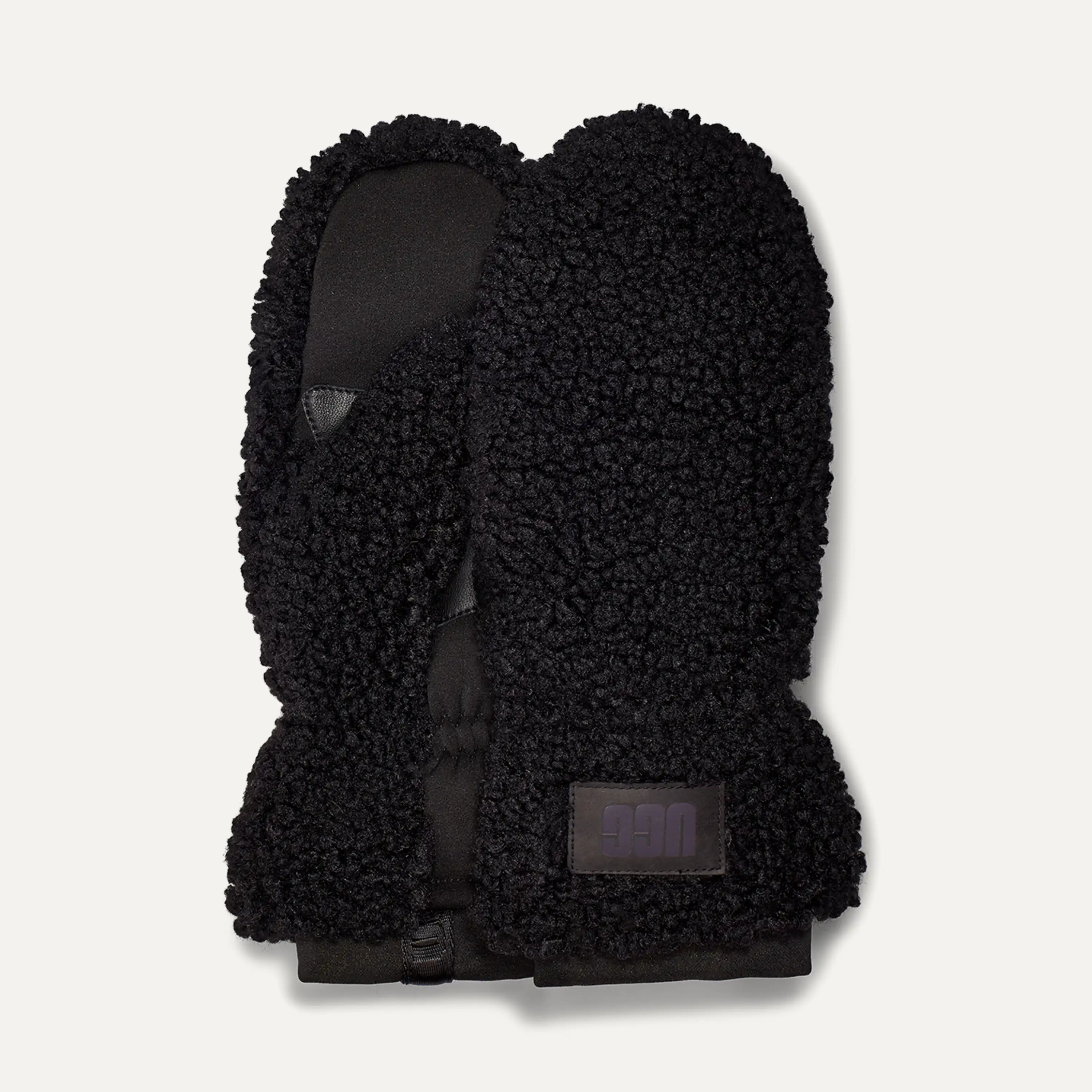 UGG LOGO MITTEN ブラック S/M UGG® Sherpa Mitten W Logo for Women | UGG®