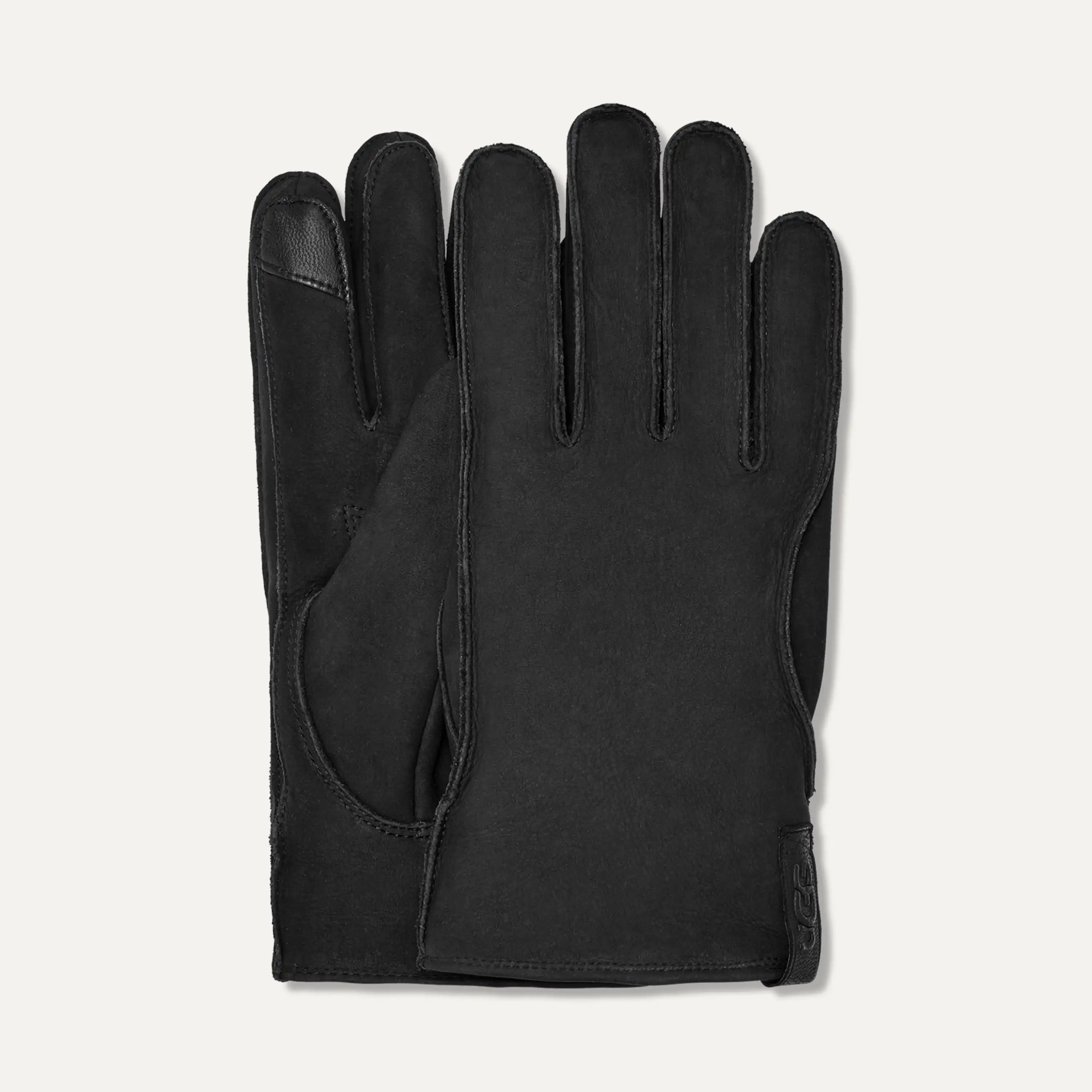 UGG Leather Clamshell Logo Glove for Men | UGG® UK