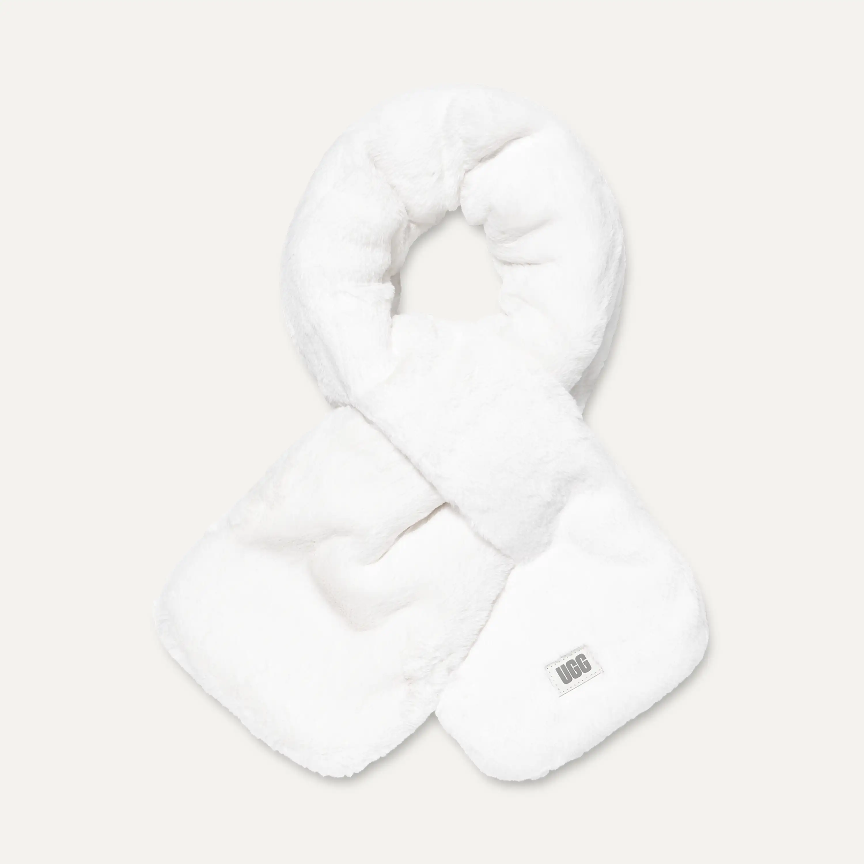 UGG FAUX FUR PULL THROUGH SCARF ホワイト UGG Faux Fur Pull Thru Scarf for Women | UGG®