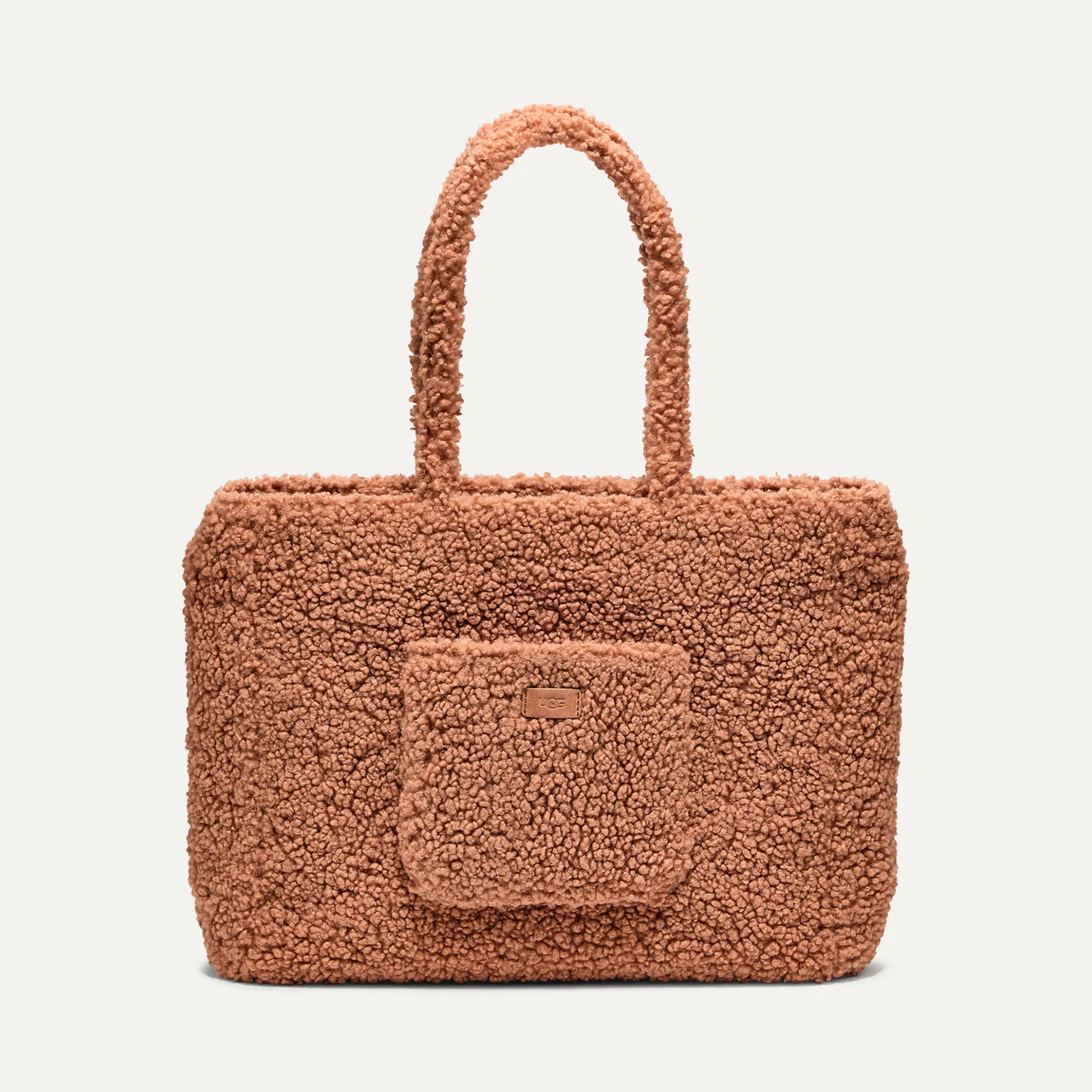 【PORTERNA】Lovin Ugg Tote Bag NEW Authentic UGG Australia Suede Leather Shearling Sherpa