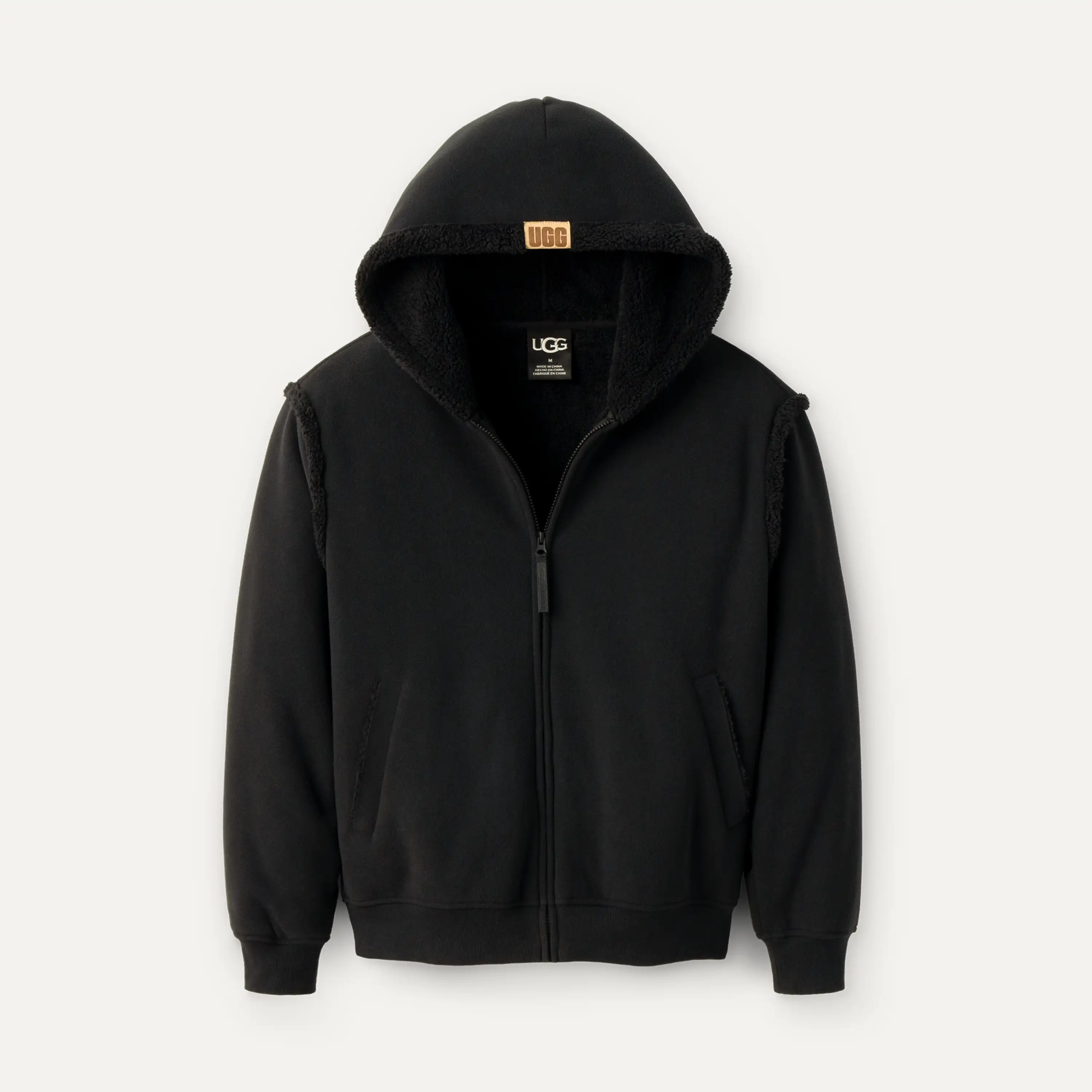 【メンズ・セール】UGG Men's Bonded Fleece Zip Up フーディ UGG Men's Evren Bonded Fleece Zip UP, Moss Green at Amazon
