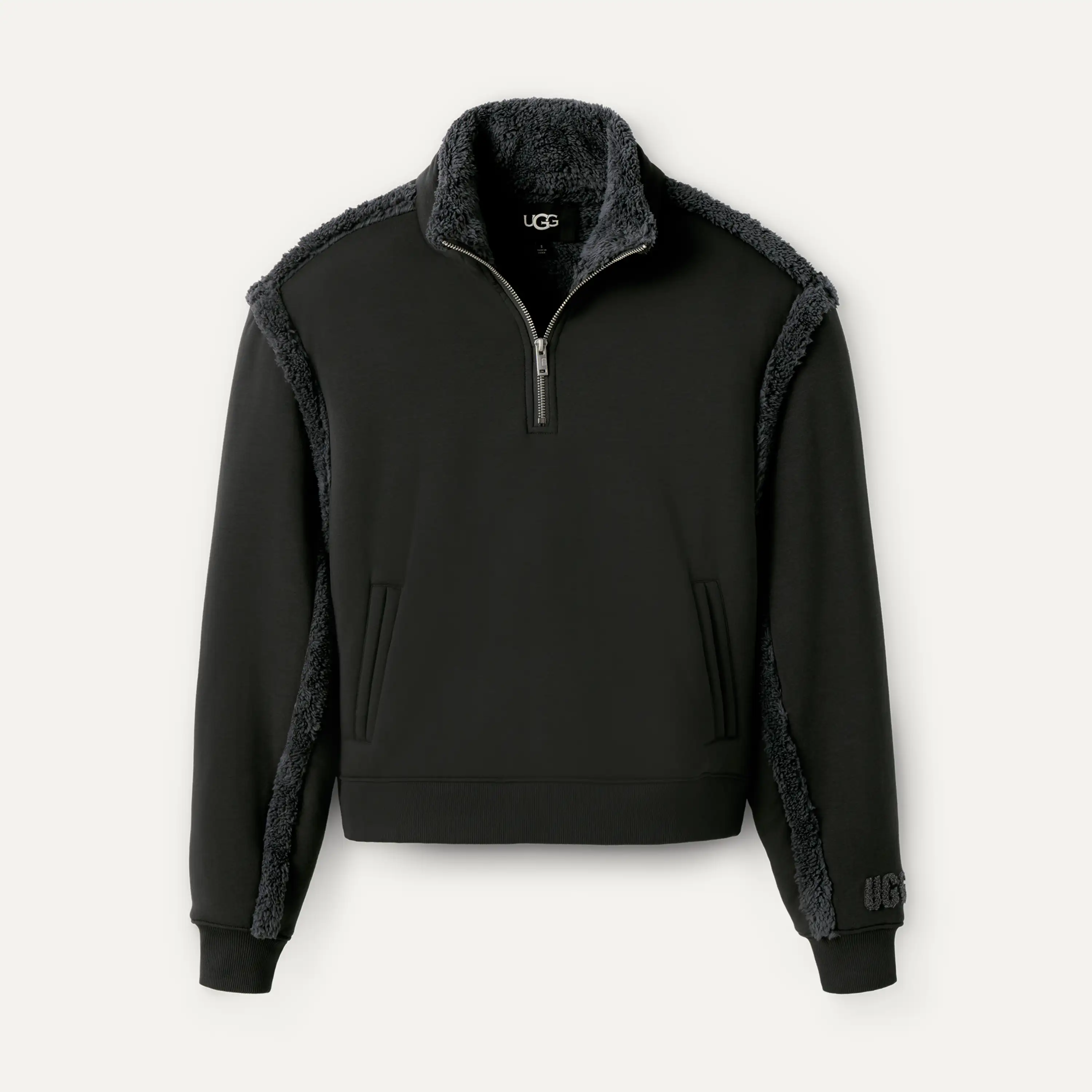 UGG フーディー UGG UGGFLUFF Oversized Hoodie, Black at Amazon Women's