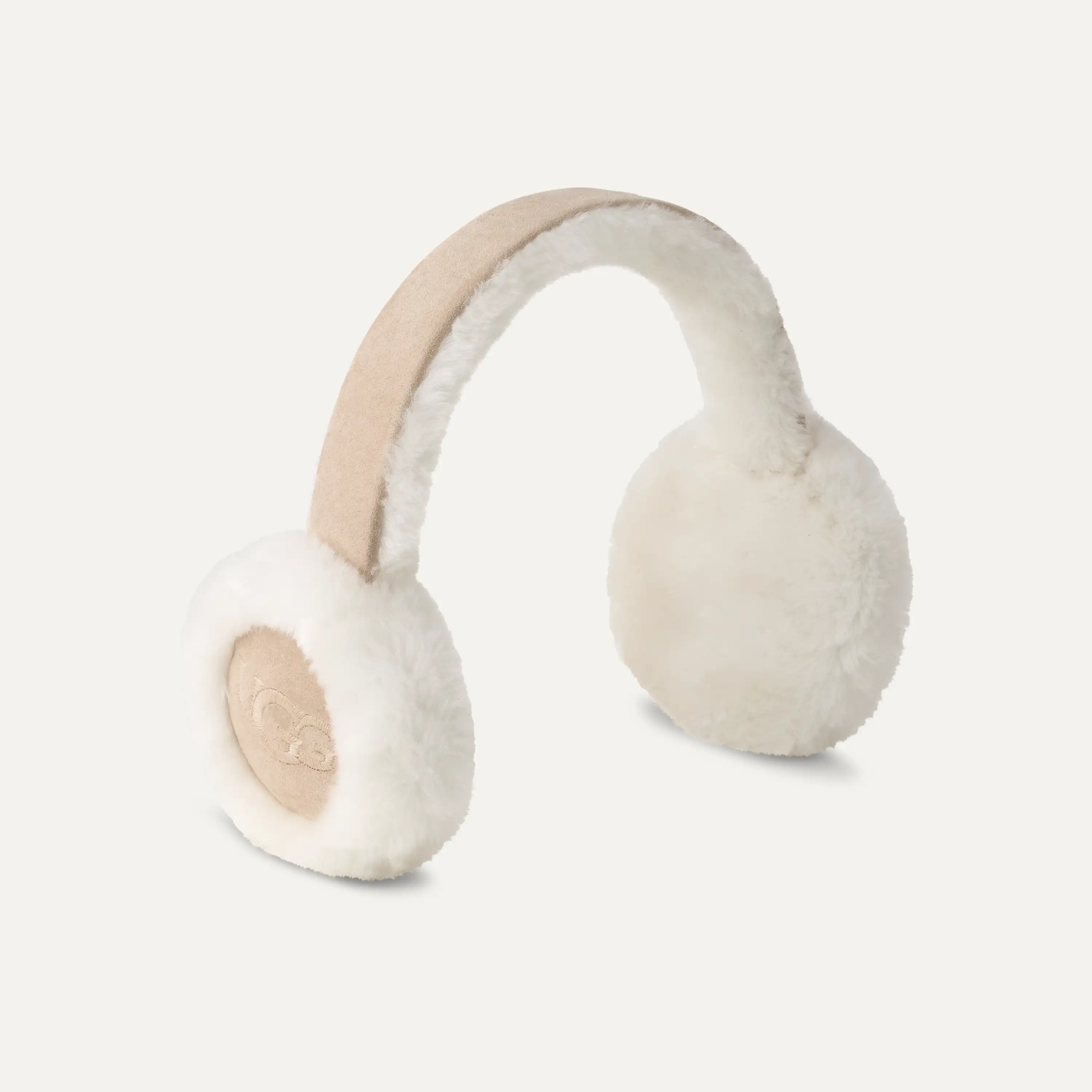 UGG アグ W SHEEPSKIN EMBROIDERY EARMUFF UGG Sheepskin Embroidered Logo Earmuffs | Dillard's