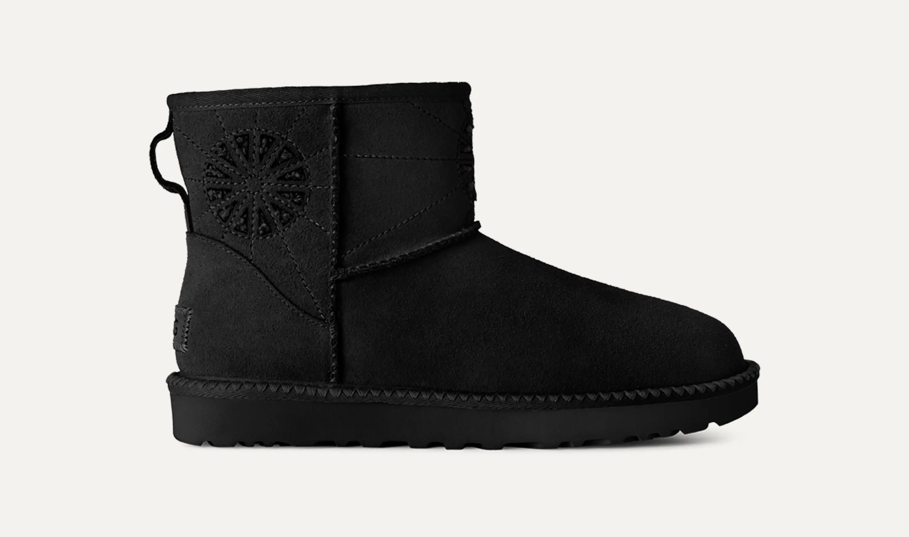 UGG W SCALLOPED MOC ブラック 7 24cm UGG® Classic Mini Holiday Sun Boot for Women | UGG® Sweden