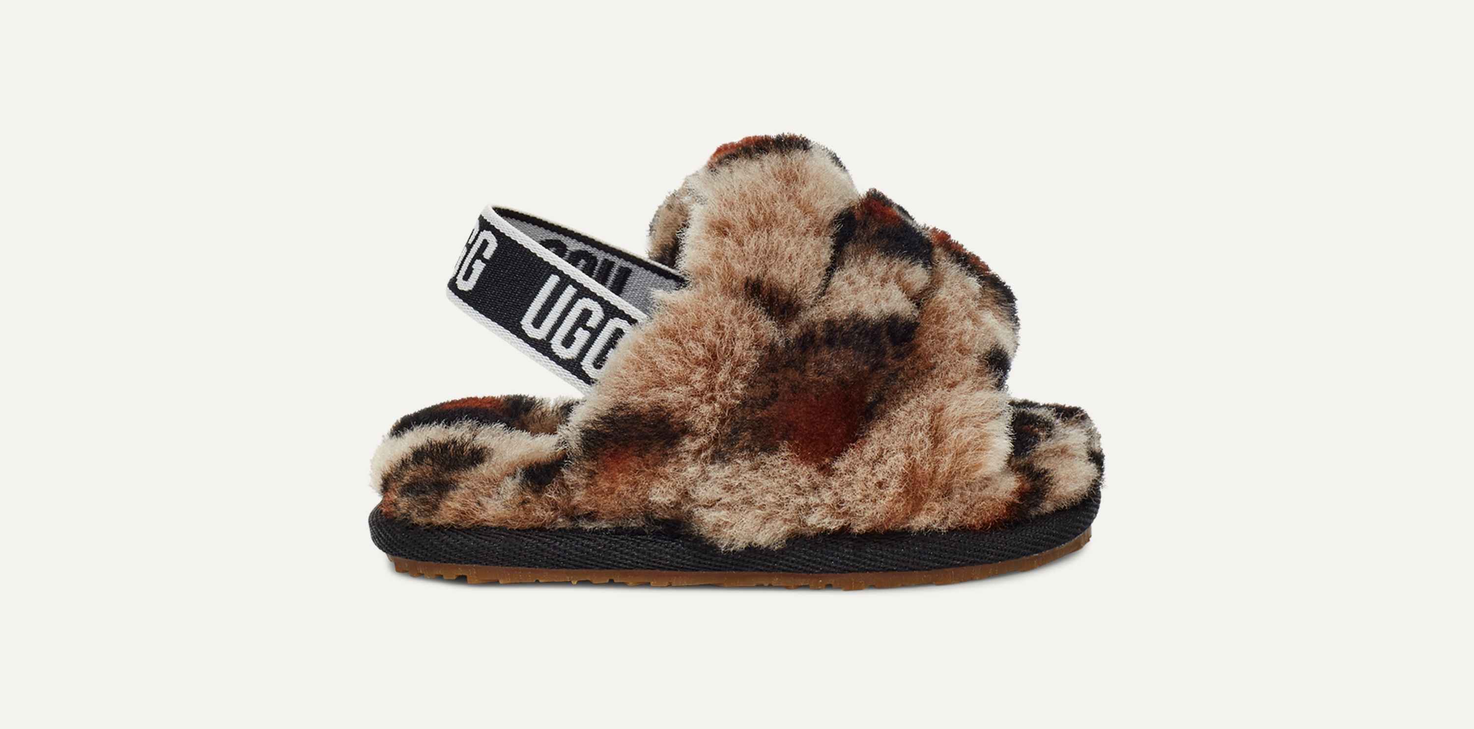 Fluff Yeah Slide Leopard Slipper | UGG®
