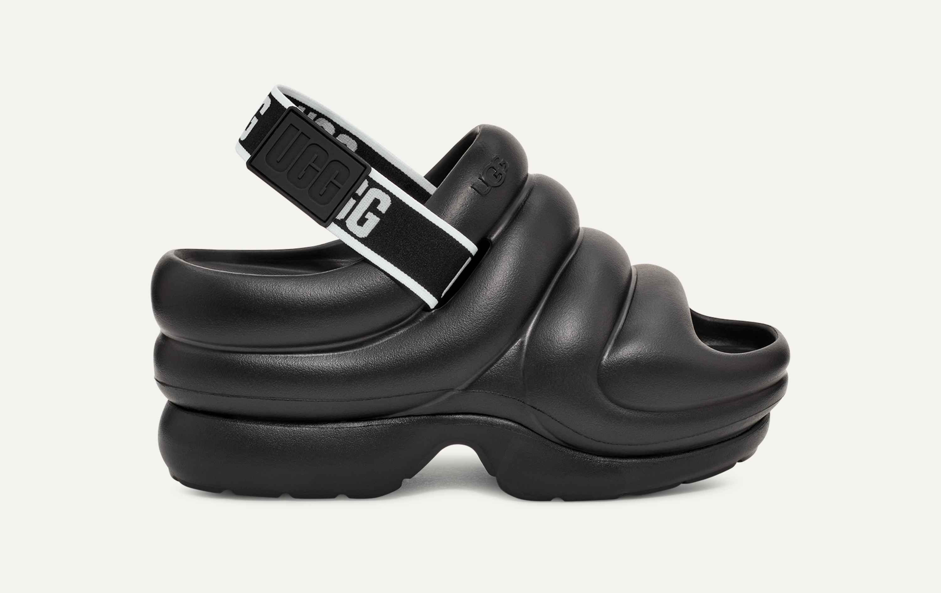 UGG】Aww Yeah 7.5cm 厚底 快適 ストラップ 2WAY サンダル (UGG