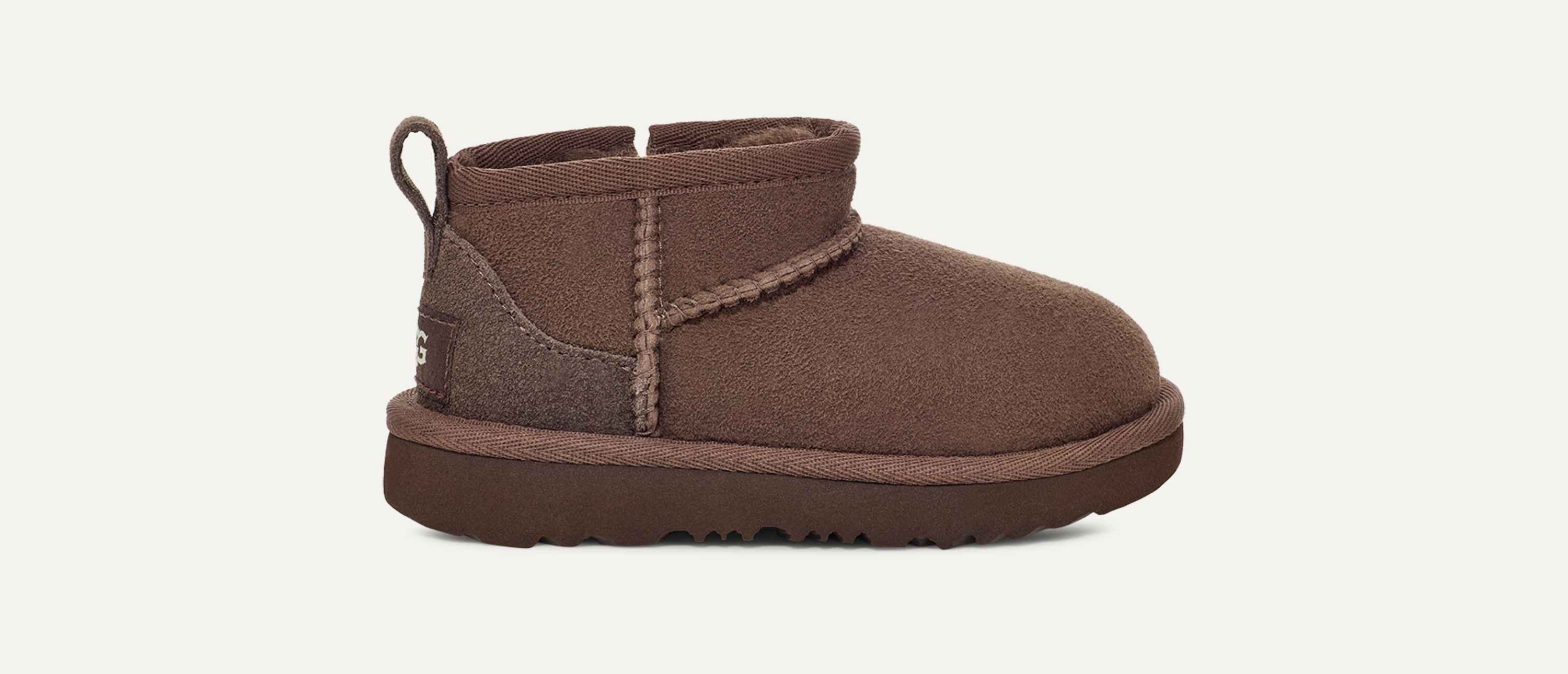 UGG Kid's Classic Ultra Mini Platform in Chestnut
