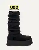 ☆韓国の人気☆【UGG】☆UGG W Classic Sweater Letter☆Black☆ UGG Women's Classic Sweater Letter Tall - FREE Shipping