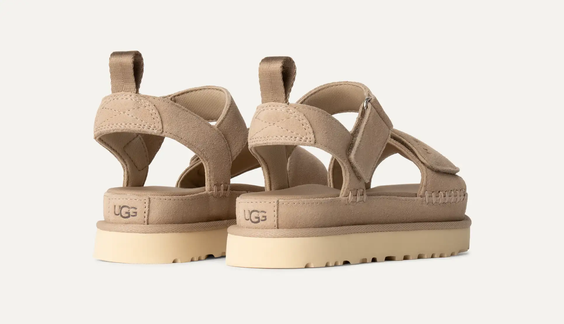 UGG Girls Goldenstar Sandals in Black