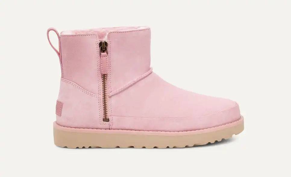 靴 UGG classic mini zipper 24 cm Women's Classic Mini Zipper Tape Logo Boot | UGG®