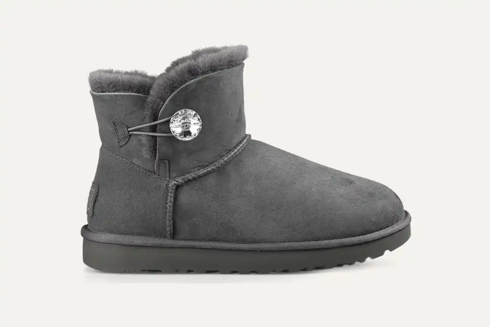 靴 UGG BAILEYBUTTON Women's Mini Bailey Button Bling Boot | UGG® Official