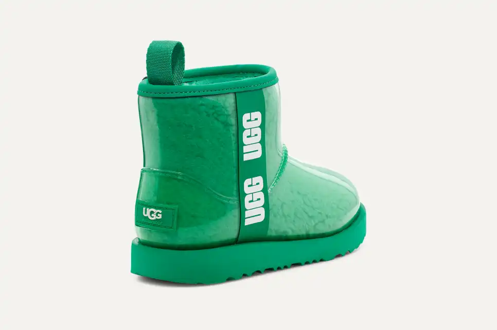 2回着美品】UGGアグ☆CLASSIC CLEAR MINI 23センチ 黒色