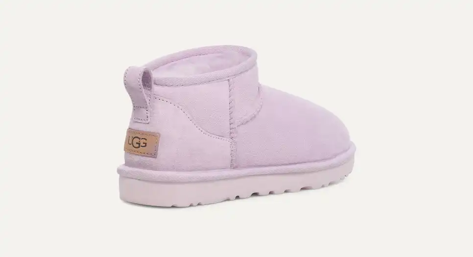 ショートブーツ・ブーティ UGG W Classic Ultra Mini Boots - UGG - Leather - Purple Classic Ultra Mini Boot | UGG®