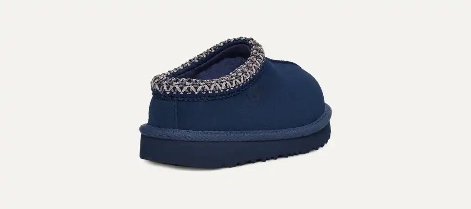 靴 ugg tasman navy 27cm UGG TASMAN II TODDLER BOOTIE SLIPPER SHOE NAVY SUEDE LITTLE