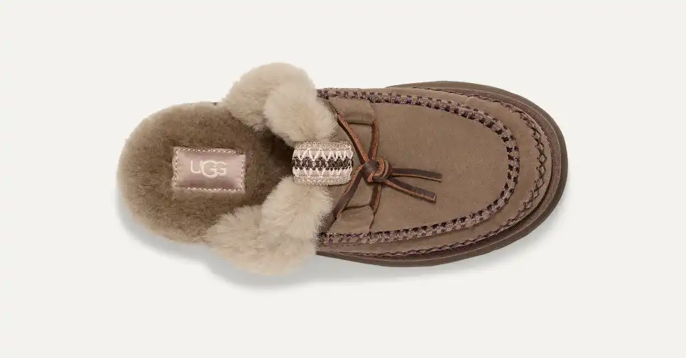 【UGG】 アグ DISQUETTE ALPINE Women's Disquette Alpine Slipper in Chestnut | UGG