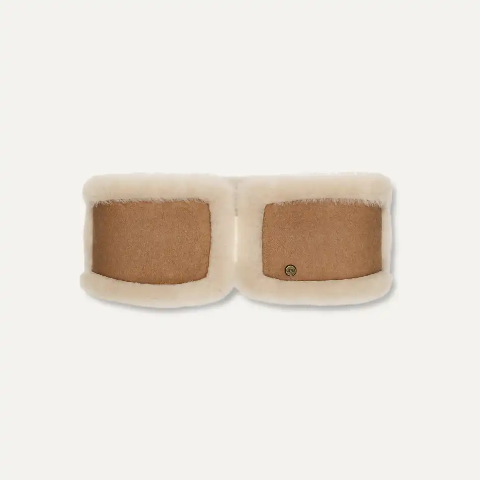 Bandeau en peau de mouton et suède Bandeau en peau de mouton et suède