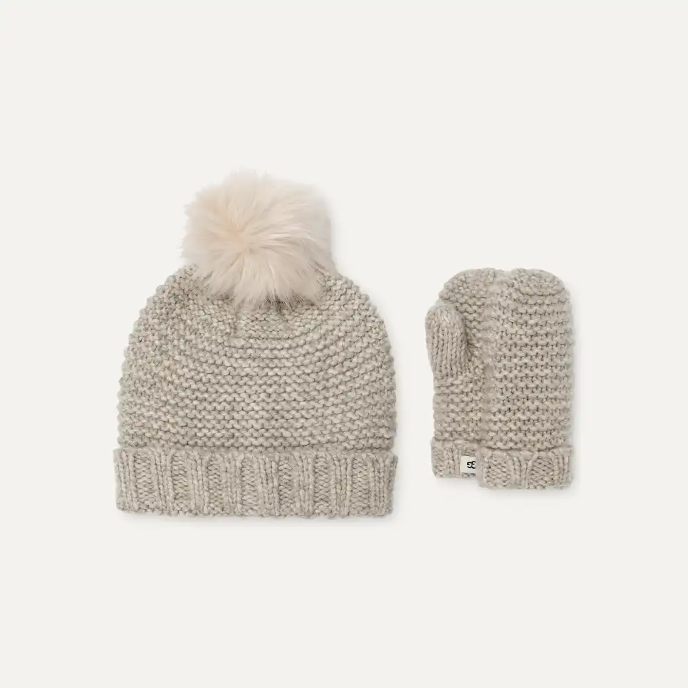 Knit Mitten & Hat Set
