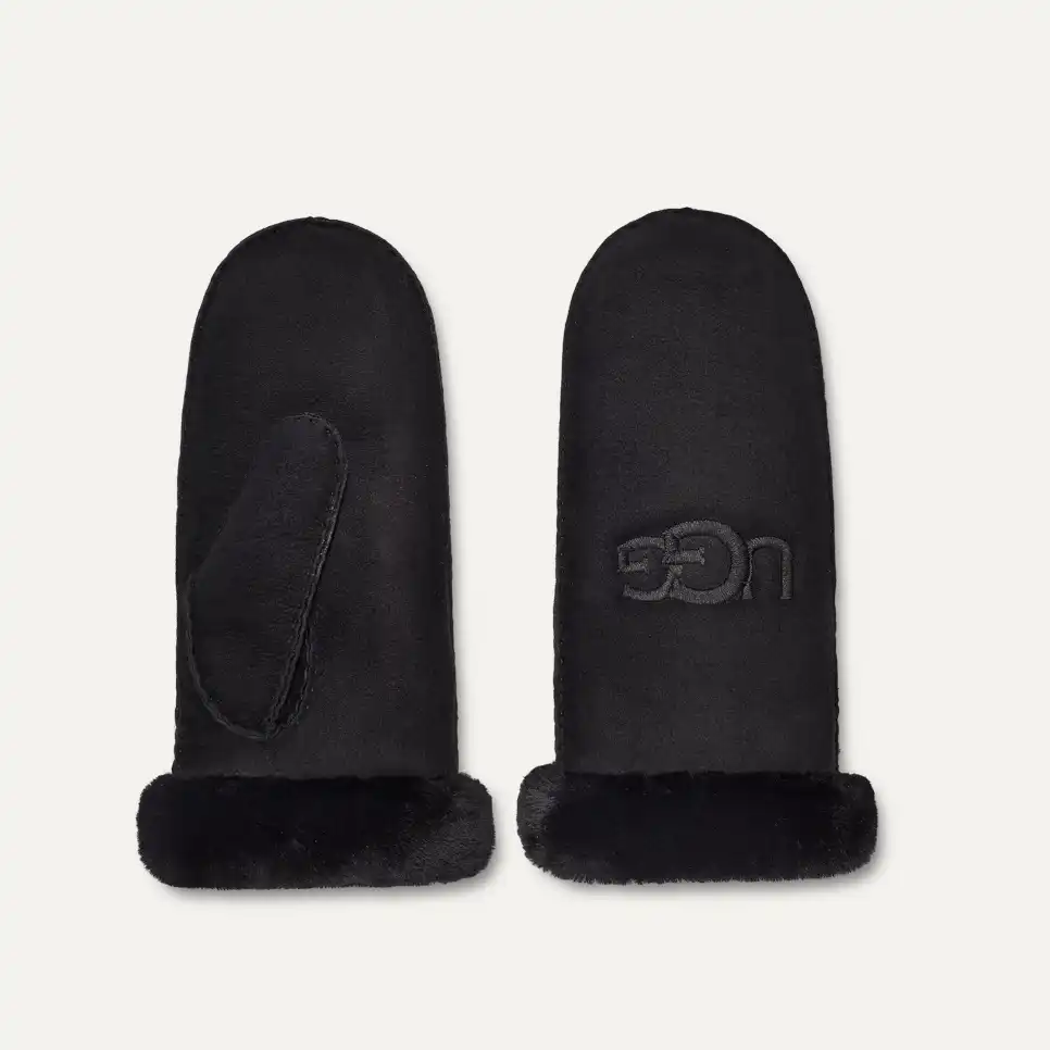 【UGG】★ミトン★ Women's Atherson Embroidered Mitten UGG Women's Atherson Embroidered Mitten, Black, Small/Medium