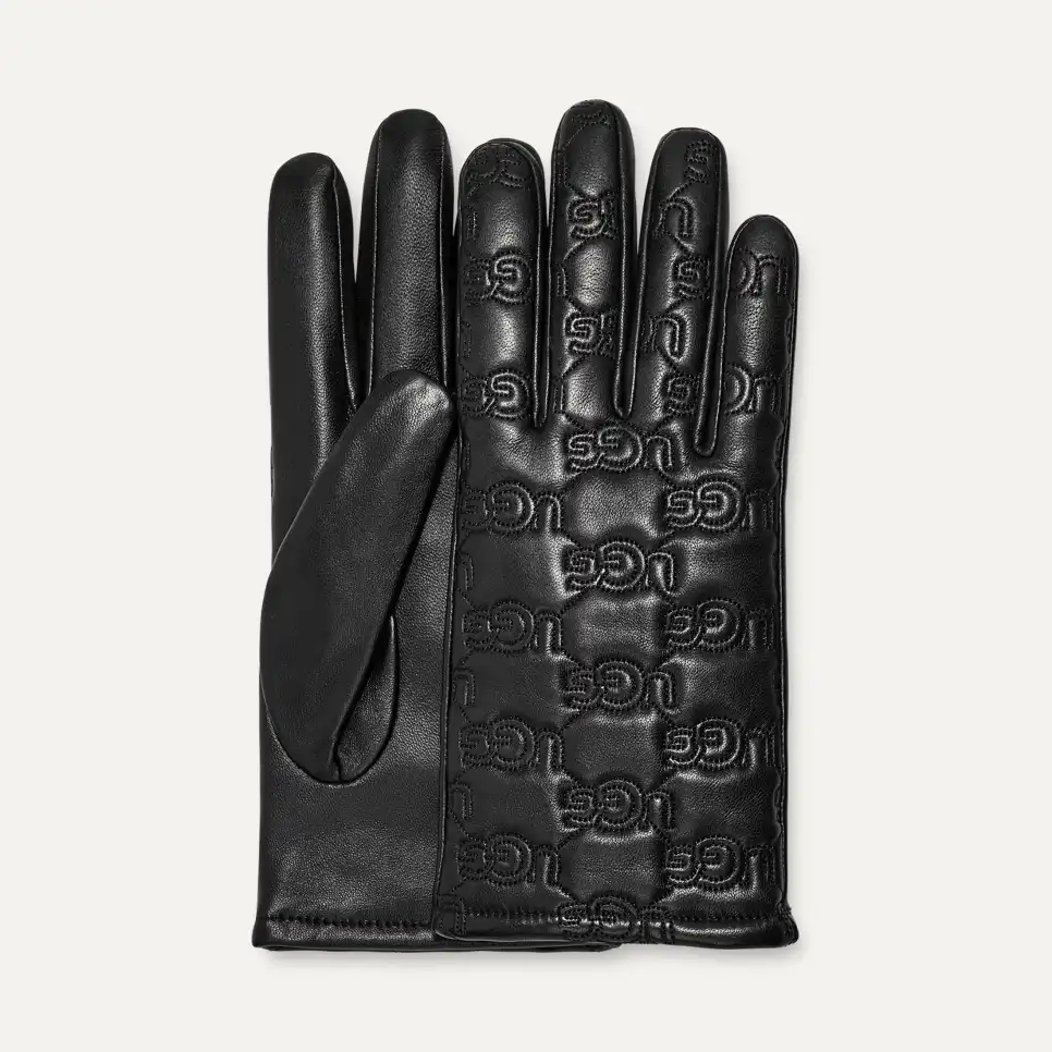 Gants avec logo classique cousu