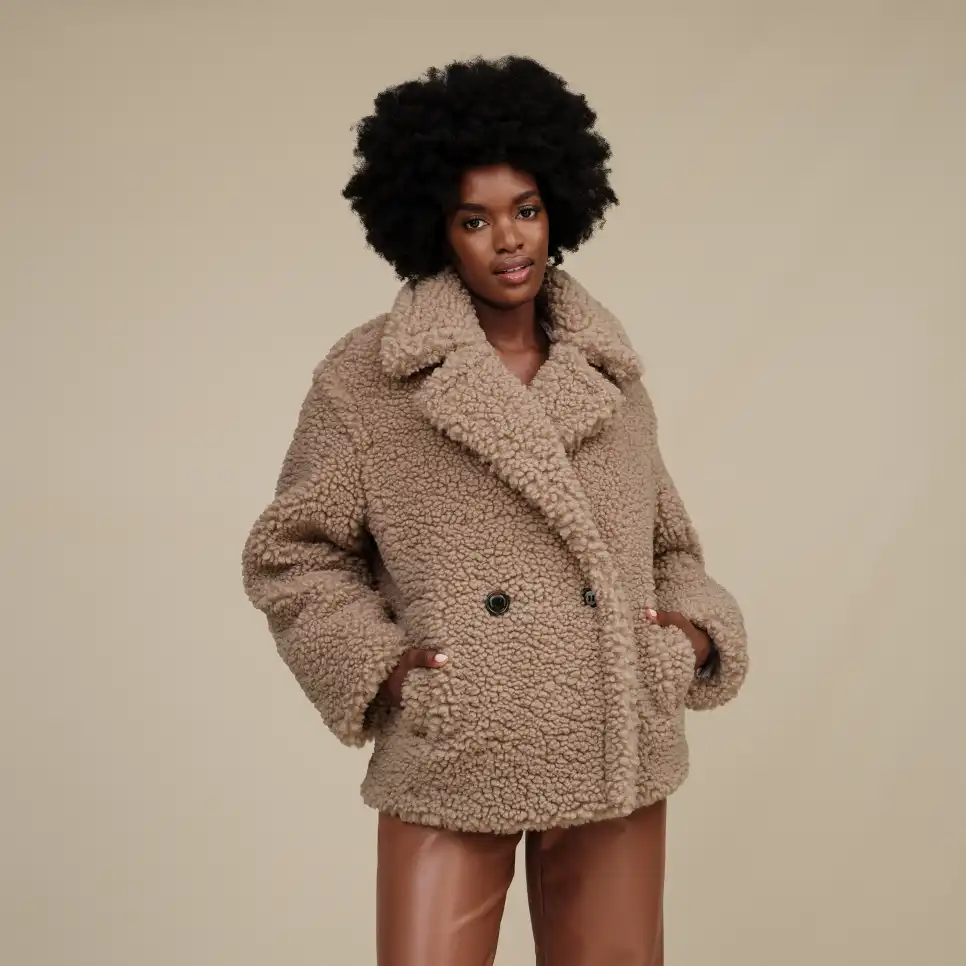 【UGG】★コート★ Women's Gertrude Short Teddy Coat Women's Gertrude Short Teddy Coat | UGG®