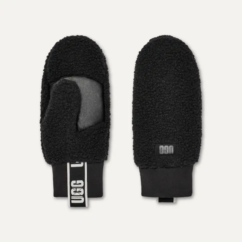 UGGfluff Mitten With Logo Tape