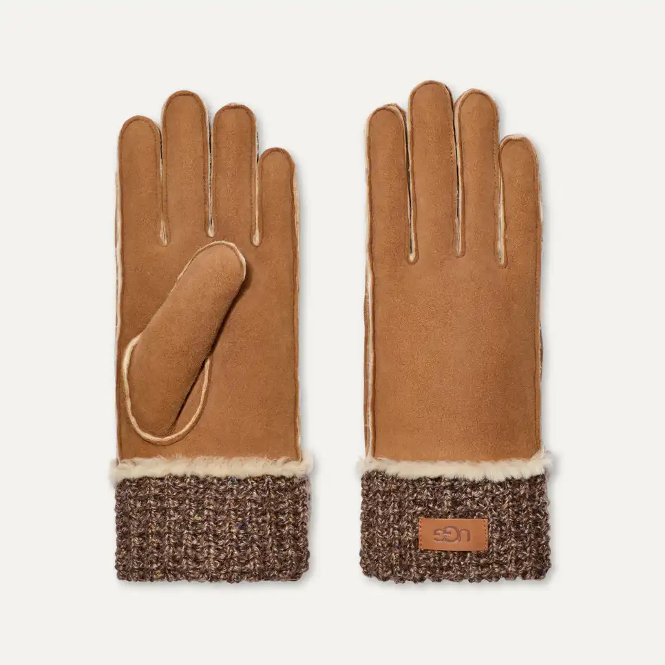 Men's Sheepskin Knit Cuff Glove