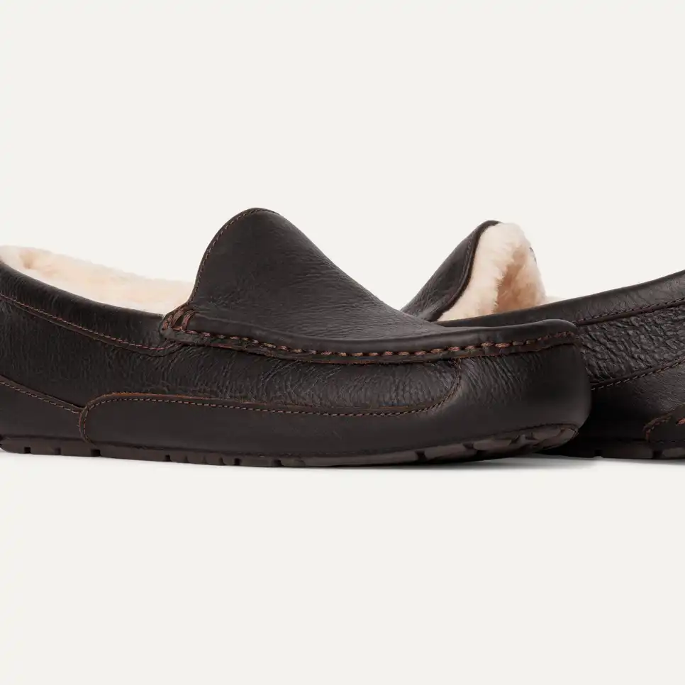 Men's Ascot Leather Slipper