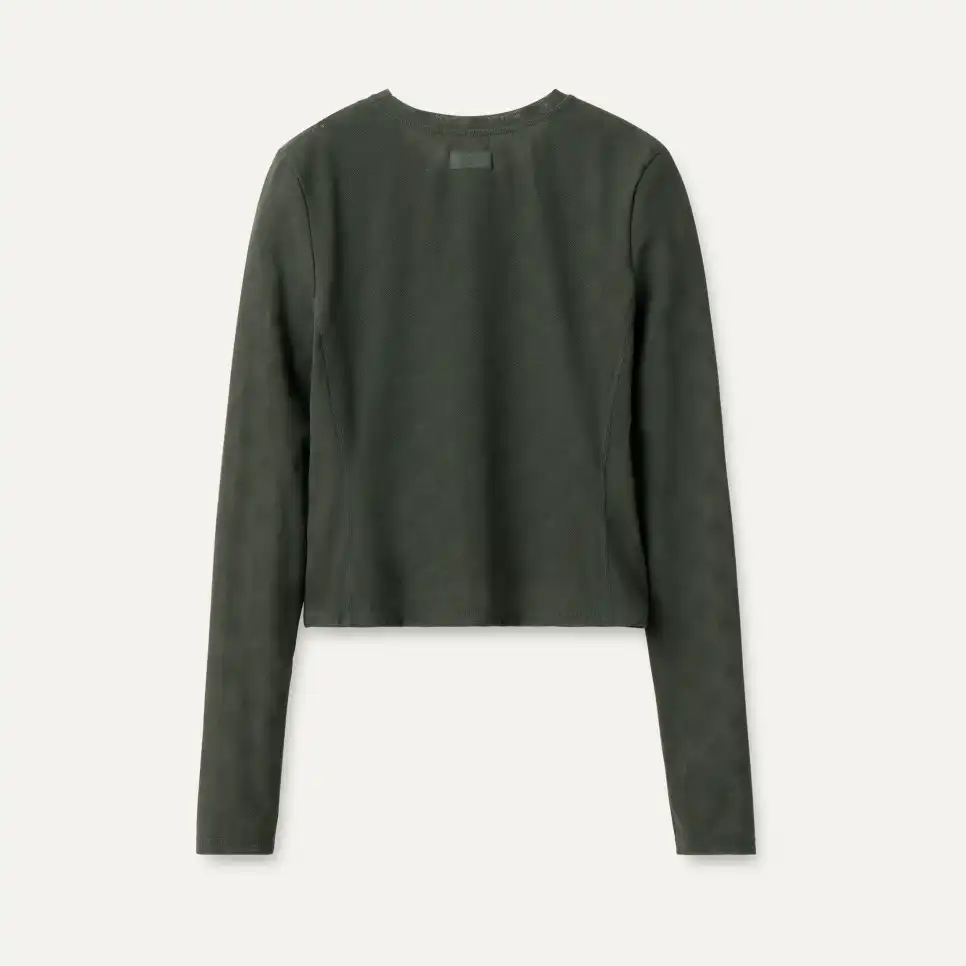トップス MESH PANEL LONG SLEEVE TEE mesh long-sleeve tee | GUESS