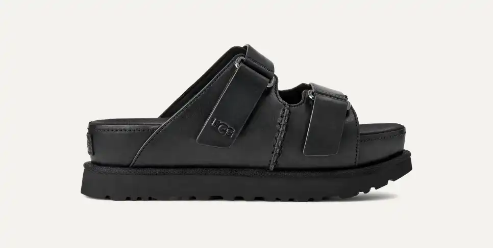 光沢【UGG】Hi Shine Spaceslider スリッポン スリッパ スペース UGG Hi Shine Puffer Spaceslider Slide Slippers