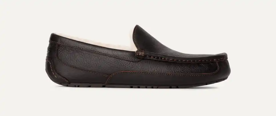 Men's Ascot Leather Slipper