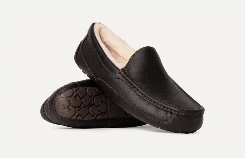 Men's Ascot Leather Slipper