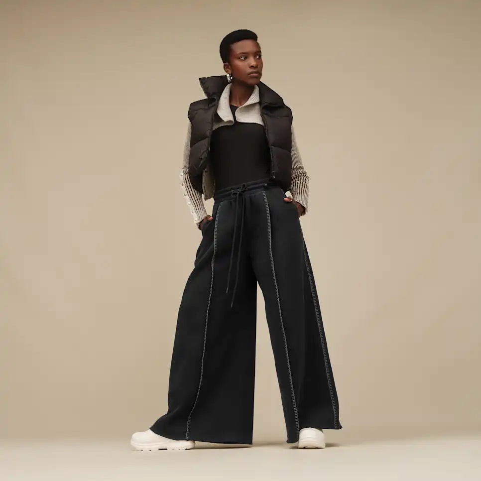 Pantalon classique à jambe large
