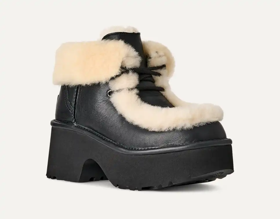Esmée en cuir à lacets