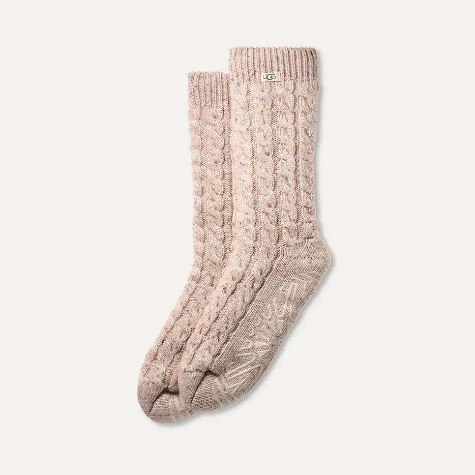 Elowyn Tricot à torsades doublée polaire​​​​​​​