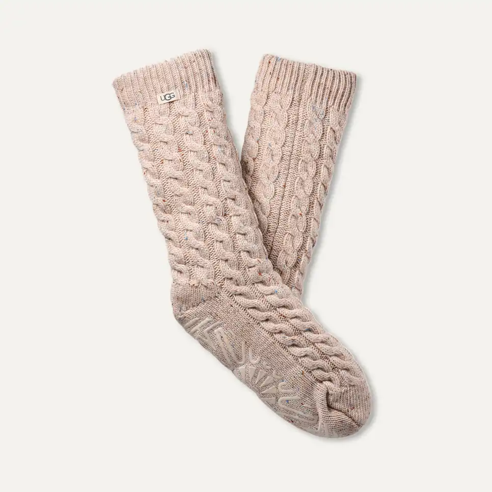 Elowyn Tricot à torsades doublée polaire​​​​​​​