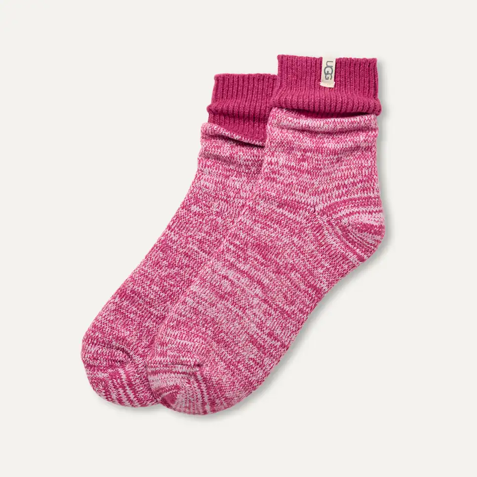 Women's Rib Knit Slouchy Quarter
