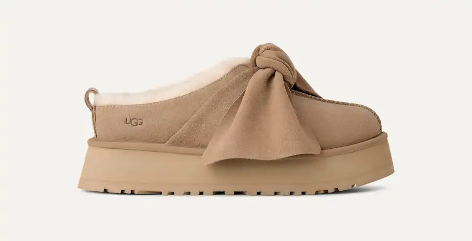 Women's Platform Slip-on Bow