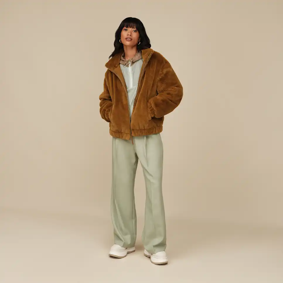 Blouson en fausse fourrure Tash Blouson en fausse fourrure Tash